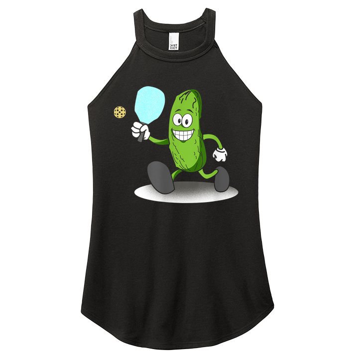 Funny Pickleball Tshirt TShirt Women's Perfect Tri Rocker Tank