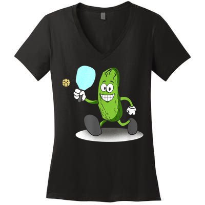 Funny Pickleball Tshirt TShirt Women's V-Neck T-Shirt