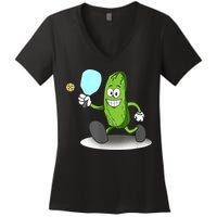 Funny Pickleball Tshirt TShirt Women's V-Neck T-Shirt