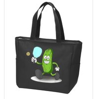Funny Pickleball Tshirt TShirt Zip Tote Bag