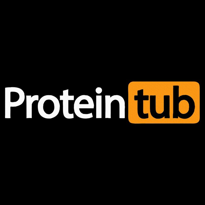 Funny Protein Tub Fun Adult Humor Joke Workout Fitness Gym T-Shirt