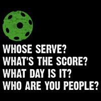Funny Pickleball Team Whats The Score What Day Is It Who Are You People Drawstring Bag
