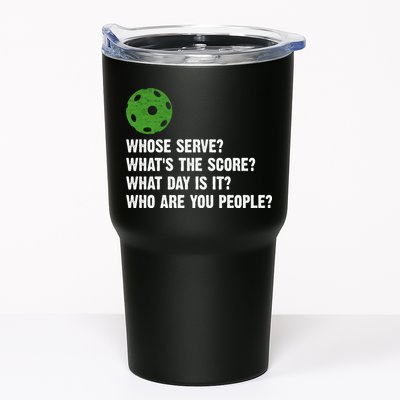 Funny Pickleball Team Whats The Score What Day Is It Who Are You People Tumbler