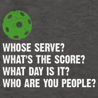 Funny Pickleball Team Whats The Score What Day Is It Who Are You People Vector Backpack