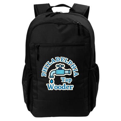 Funny Philadelphia Tap Wooder Water City Hall Parody Backpack