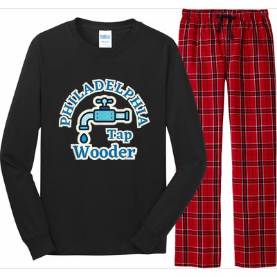 Funny Philadelphia Tap Wooder Water City Hall Parody Long Sleeve Pajama Set