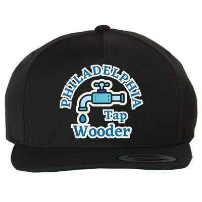 Funny Philadelphia Tap Wooder Water City Hall Parody Wool Snapback Cap
