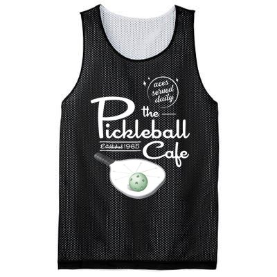 Funny Pickleball - The Pickleball Cafe - Aces Served Mesh Reversible Basketball Jersey Tank