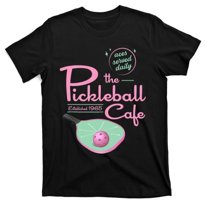 Funny Pickleball - The Pickleball Cafe - Aces Served T-Shirt