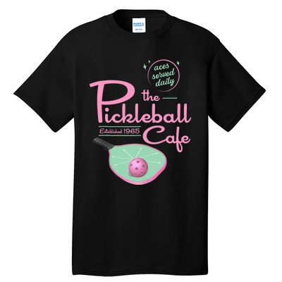 Funny Pickleball - The Pickleball Cafe - Aces Served Tall T-Shirt