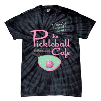 Funny Pickleball - The Pickleball Cafe - Aces Served Tie-Dye T-Shirt