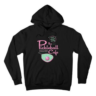 Funny Pickleball - The Pickleball Cafe - Aces Served Tall Hoodie