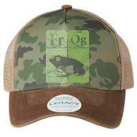 Frog Periodic Table Elements Herpetologist Frog Lover Retro Legacy Tie Dye Trucker Hat
