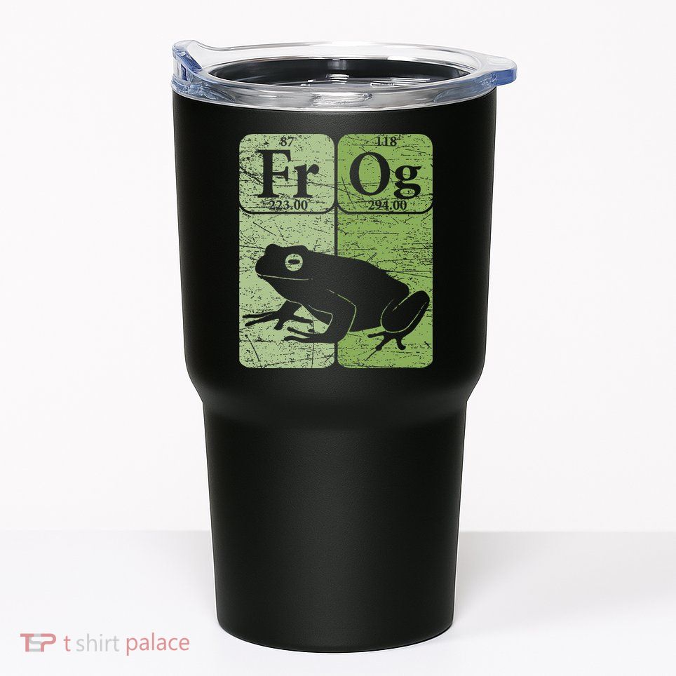 Frog Periodic Table Elements Herpetologist Frog Lover Retro Tumbler