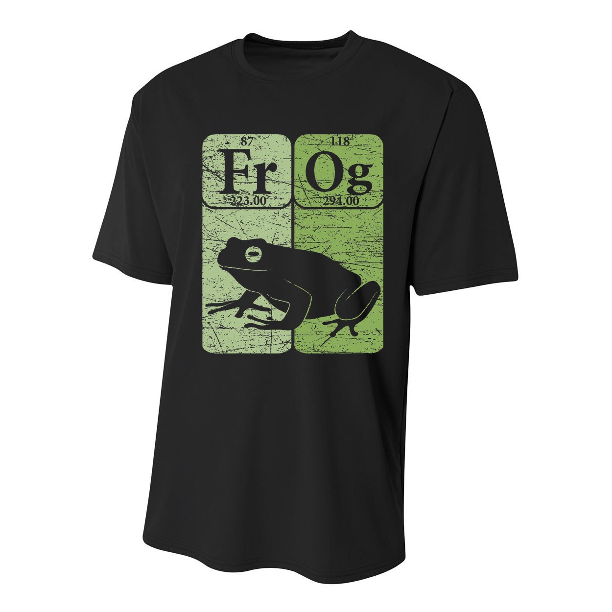 Frog Periodic Table Elements Herpetologist Frog Lover Retro Youth Performance Sprint T-Shirt