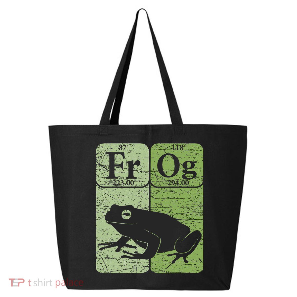 Frog Periodic Table Elements Herpetologist Frog Lover Retro 25L Jumbo Tote