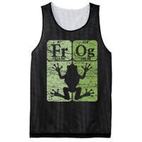 Frog Periodic Table Elements Herpetologist Frog Lover Retro Mesh Reversible Basketball Jersey Tank