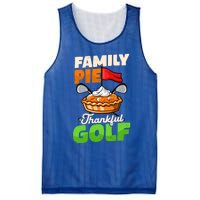 Family Pie Thankful Golf Design Thanksgiving Golf Gift Mesh Reversible Basketball Jersey Tank