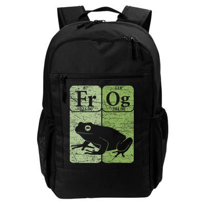 Frog Periodic Table Elements Herpetologist Frog Lover Retro Backpack