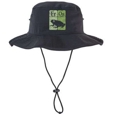 Frog Periodic Table Elements Herpetologist Frog Lover Retro Bucket Hat