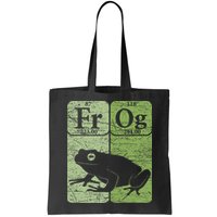 Frog Periodic Table Elements Herpetologist Frog Lover Retro Bag
