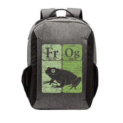 Frog Periodic Table Elements Herpetologist Frog Lover Retro Vector Backpack