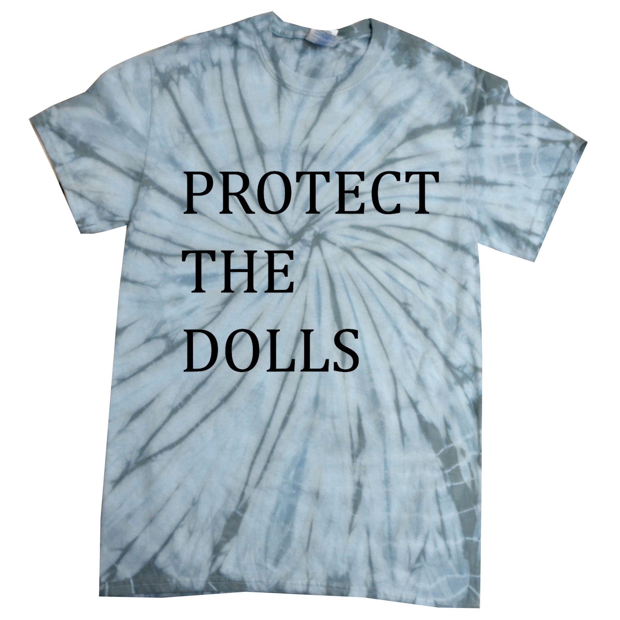 Funny Protect The Dolls Tie-Dye T-Shirt