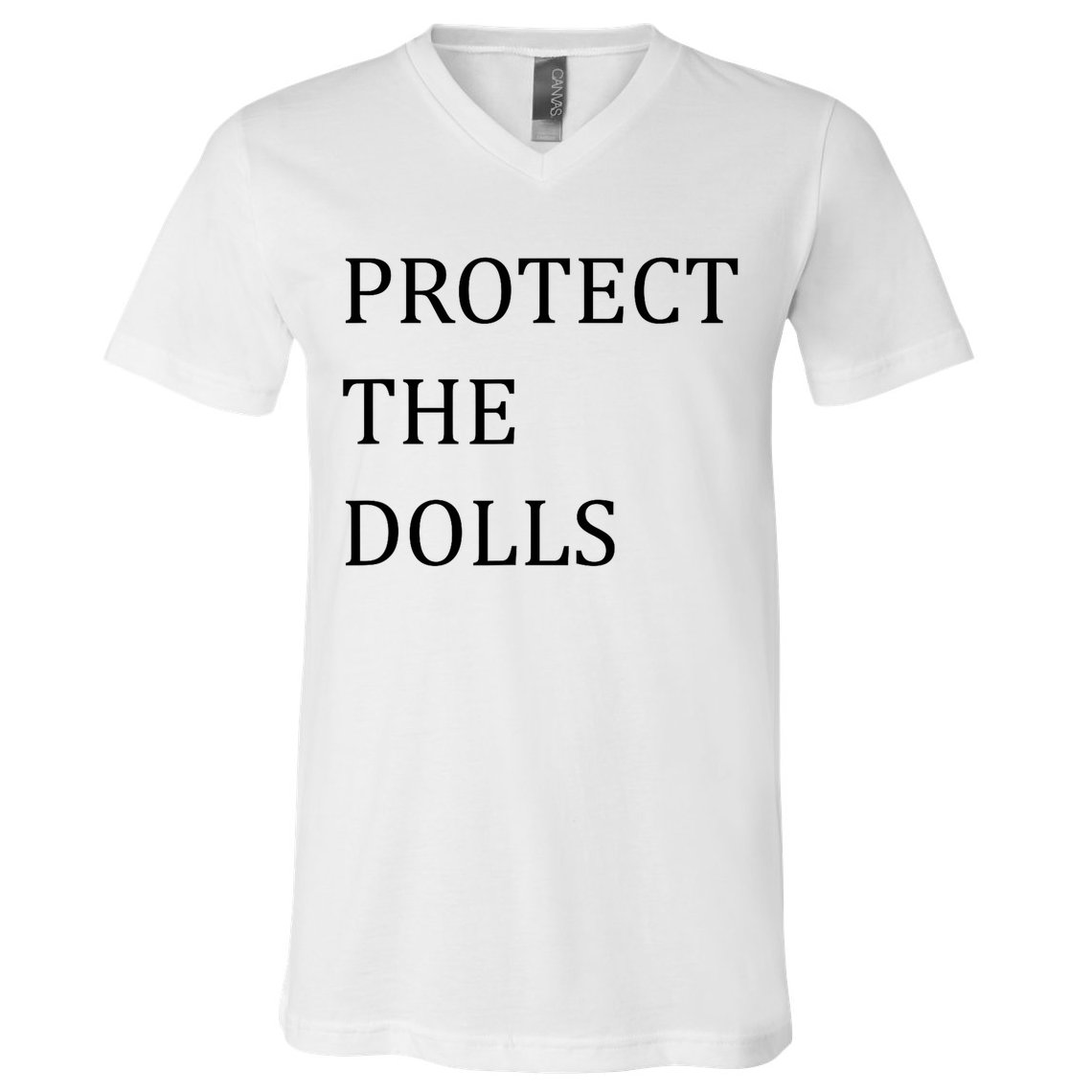 Funny Protect The Dolls V-Neck T-Shirt