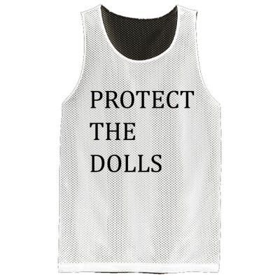 Funny Protect The Dolls Mesh Reversible Basketball Jersey Tank