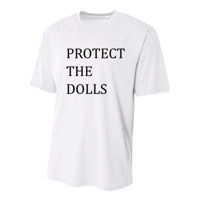 Funny Protect The Dolls Youth Performance Sprint T-Shirt