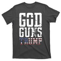 Funny President Trump God Guns Gift T-Shirt