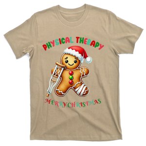 Funny Physical Therapy Christmas GingerbreadPt T-Shirt