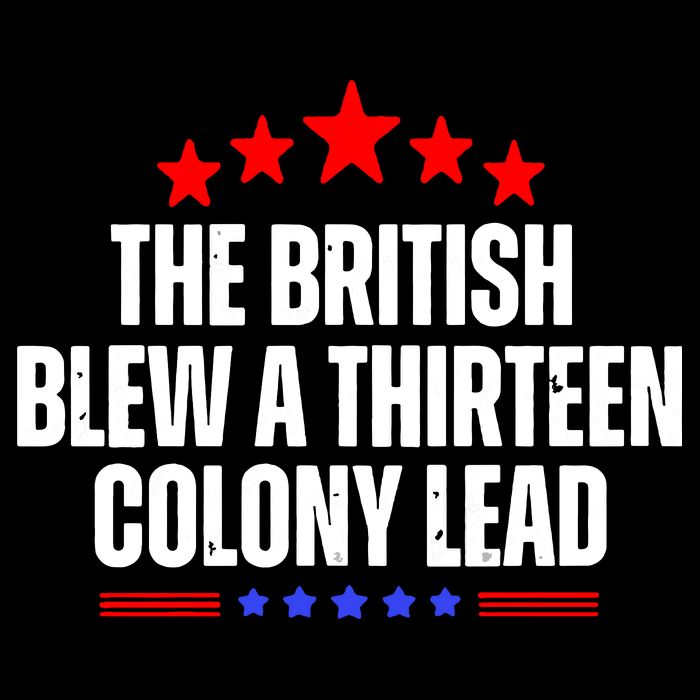Funny Patriotic The British Blew A Thirteen Colony Lead Sustainable Bucket Hat