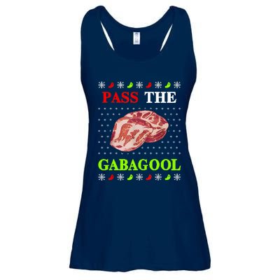 Funny Pass The Gabagool Tacky Ugly Christmas Gabagool Funny Tee Gift Ladies Essential Flowy Tank