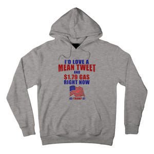 Funny Pro Trump Supporter Id Love A Mean Tweet Gas Prices Tall Hoodie