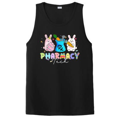 Funny Pharmacy Tech Bunny Pharmacist Happy Easter Day PosiCharge Competitor Tank