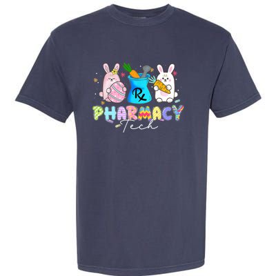 Funny Pharmacy Tech Bunny Pharmacist Happy Easter Day Garment-Dyed Heavyweight T-Shirt