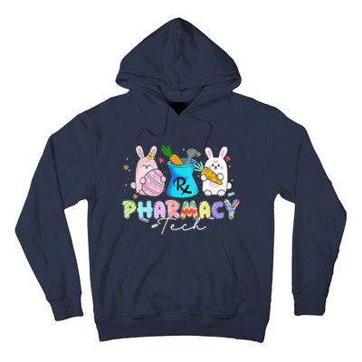 Funny Pharmacy Tech Bunny Pharmacist Happy Easter Day Hoodie