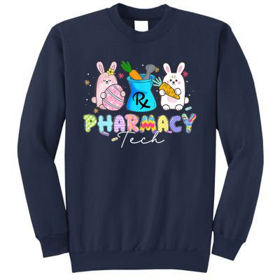 Funny Pharmacy Tech Bunny Pharmacist Happy Easter Day Sweatshirt