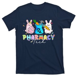 Funny Pharmacy Tech Bunny Pharmacist Happy Easter Day T-Shirt