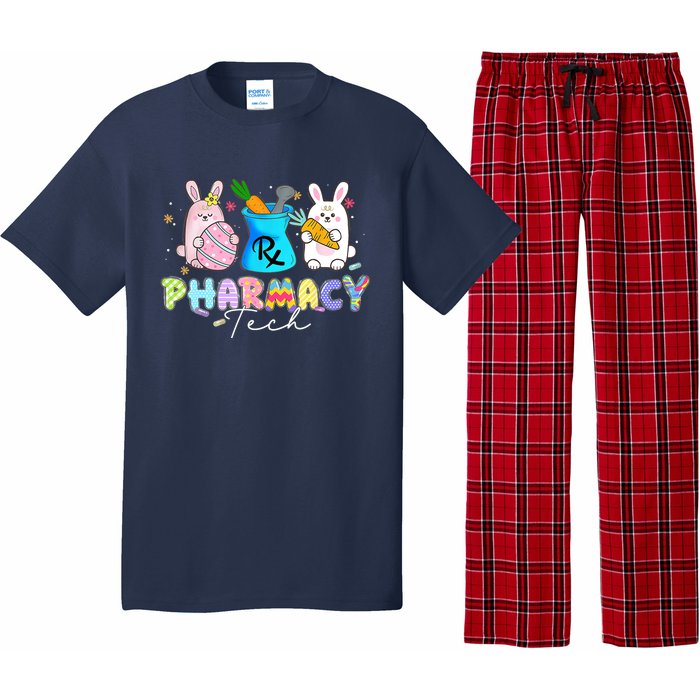 Funny Pharmacy Tech Bunny Pharmacist Happy Easter Day Pajama Set