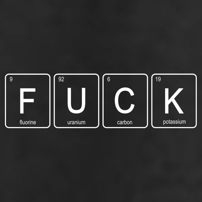 Funny Periodic Table Of Elements Fluorine Uranium Carbon Potassium Trucker Hat
