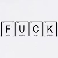 Funny Periodic Table Of Elements Fluorine Uranium Carbon Potassium Garment-Dyed Sweatshirt