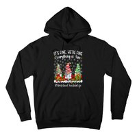 Funny Preschool Teacher Christmas PreK Teacher Xmas Party Hoodie