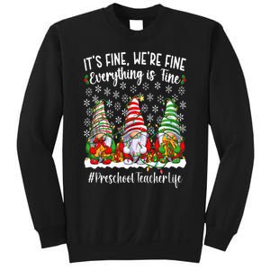 Funny Preschool Teacher Christmas PreK Teacher Xmas Party Sweatshirt