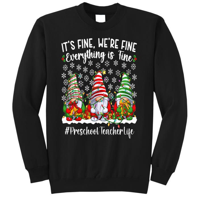 Funny Preschool Teacher Christmas PreK Teacher Xmas Party Sweatshirt