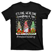 Funny Preschool Teacher Christmas PreK Teacher Xmas Party T-Shirt