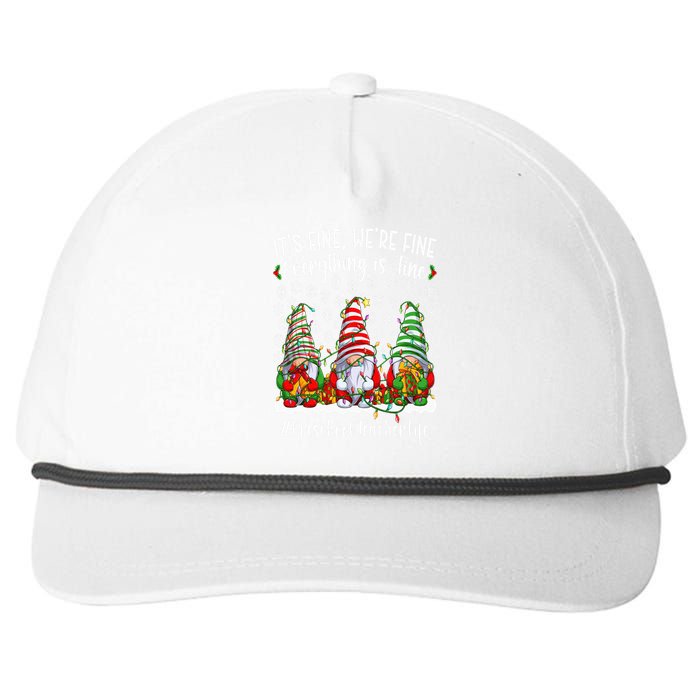 Funny Preschool Teacher Christmas PreK Teacher Xmas Party Snapback Five-Panel Rope Hat