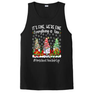 Funny Preschool Teacher Christmas PreK Teacher Xmas Party PosiCharge Competitor Tank