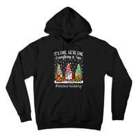 Funny Preschool Teacher Christmas PreK Teacher Xmas Party Tall Hoodie